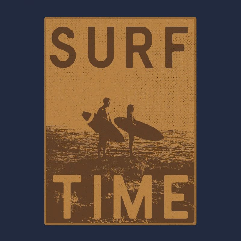 Affiche vintage Surftime