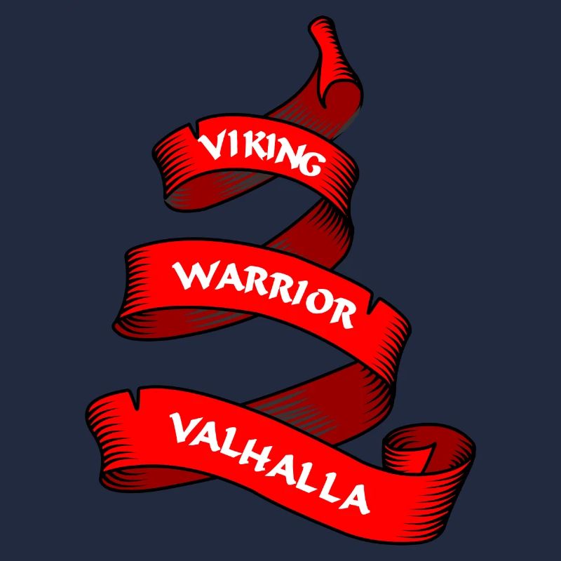 Wikinger Wimpel oder Banner rot