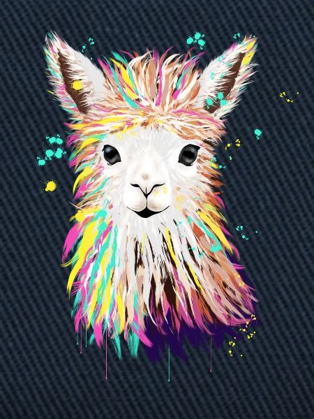 Lama Aquarelle