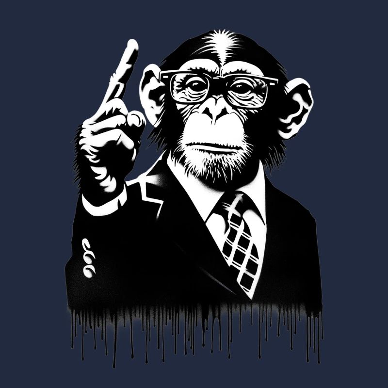 Lehrer. Monkey Life Affenleben