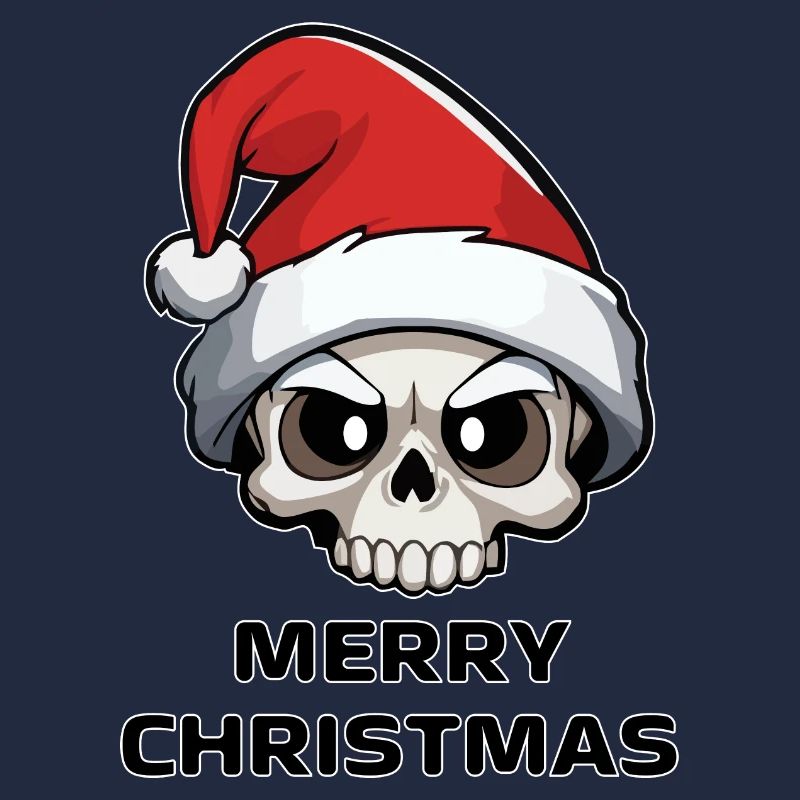 Schädel Weihnachten