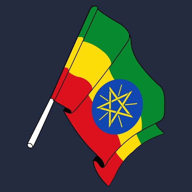 Drapeau de l’Ethiopie