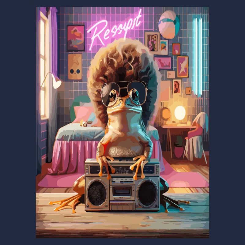 Lounge-Dschungel Igel mit Sonnenbrille