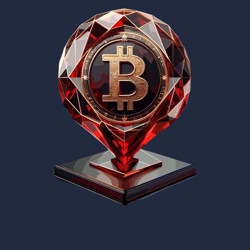 Bitcoin Kristall Design