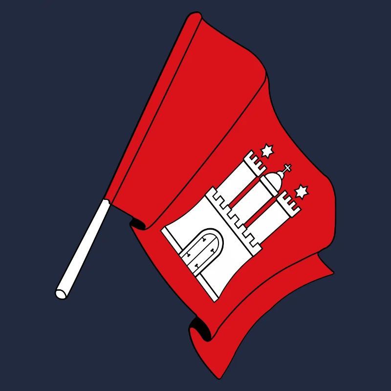 Drapeau Hambourg