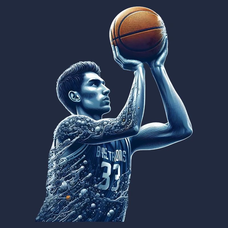 Basketball -Éclaboussure de Talent