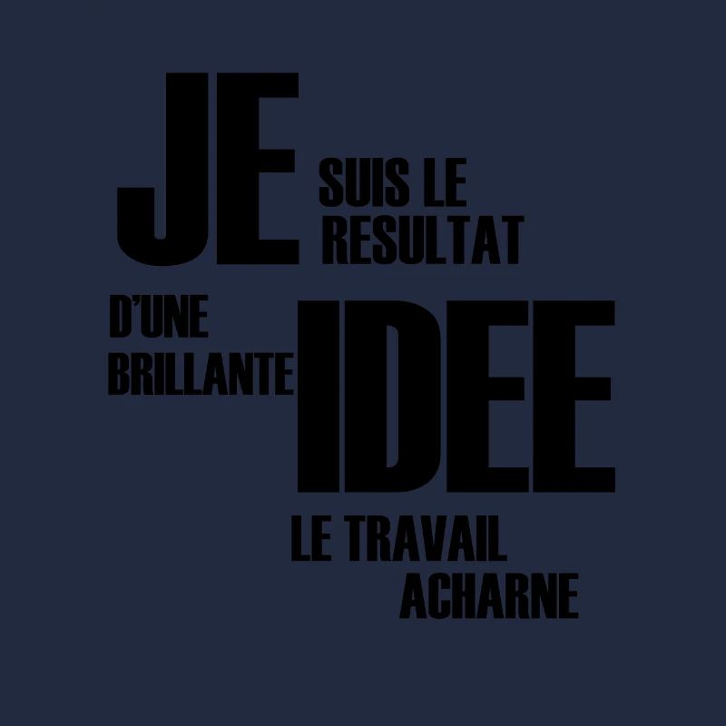 Ich bin das Ergebnis einer brillanten Idee💡