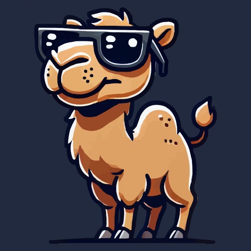 kamel comic sonnenbrille