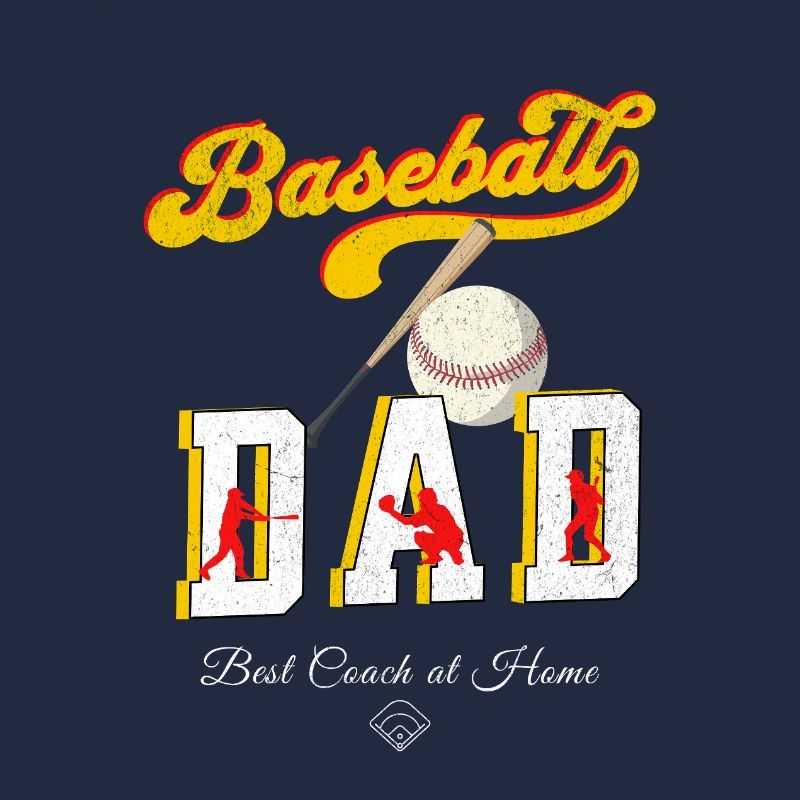 Baseball Dad Bester Papa Vatertag Coach