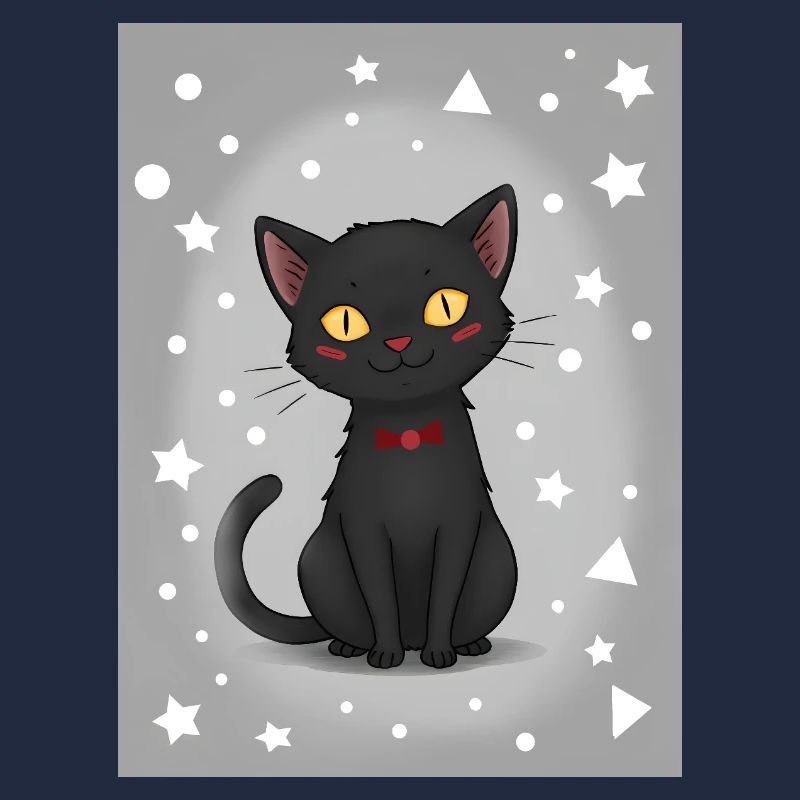 Cute Cartoon Kitten