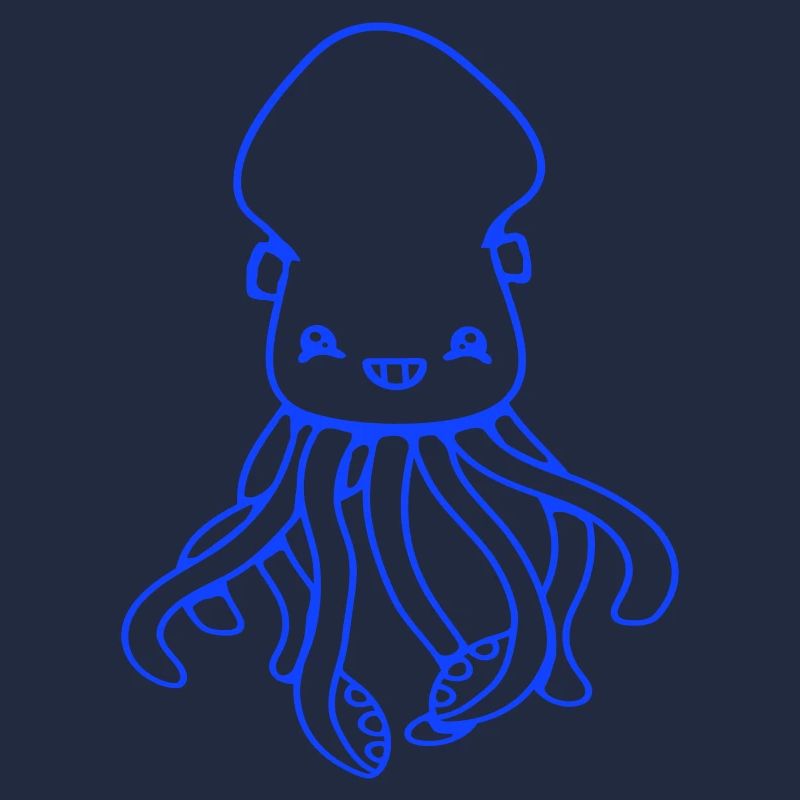 Octopus Octopus Octopus Squid Cute Giant Squid Funny