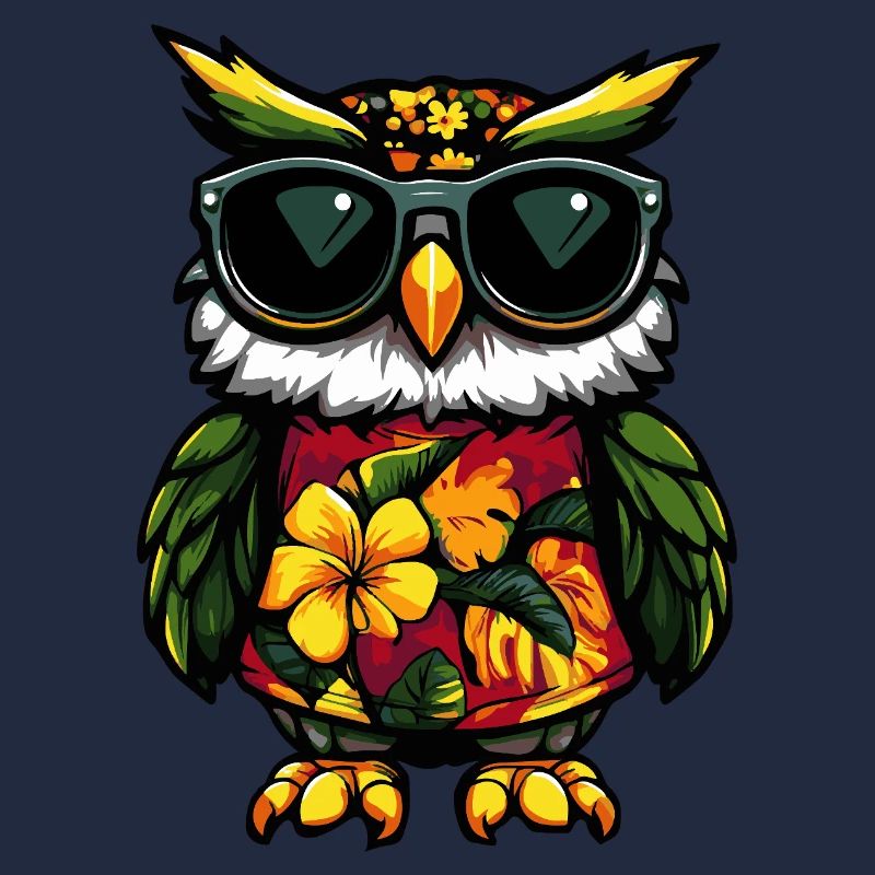 Owl Comic Holiday
