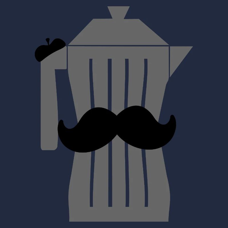 Moustache Espresso Schwarzer Kaffee