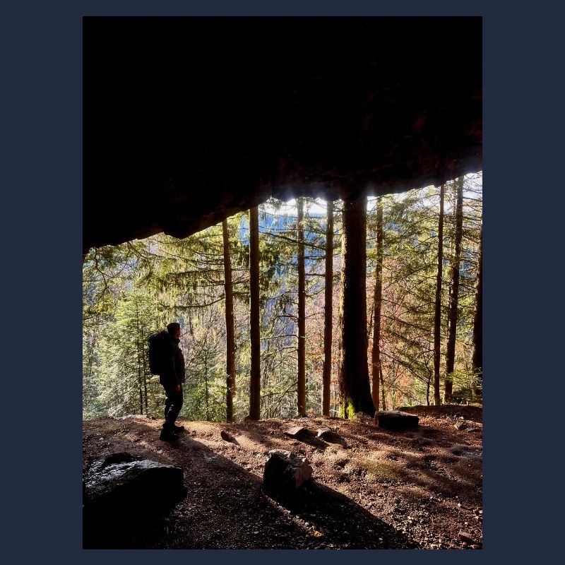 Waldwanderer Naturkunst Design