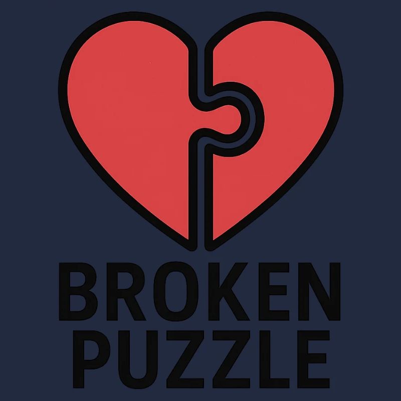 Conception de coeur perplexe