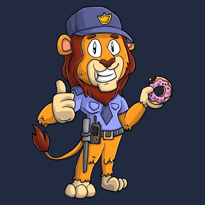 Löwen Polizist