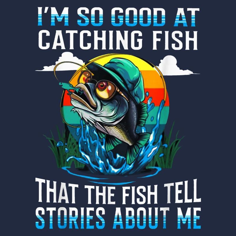 Attraper des histoires de poisson Tee