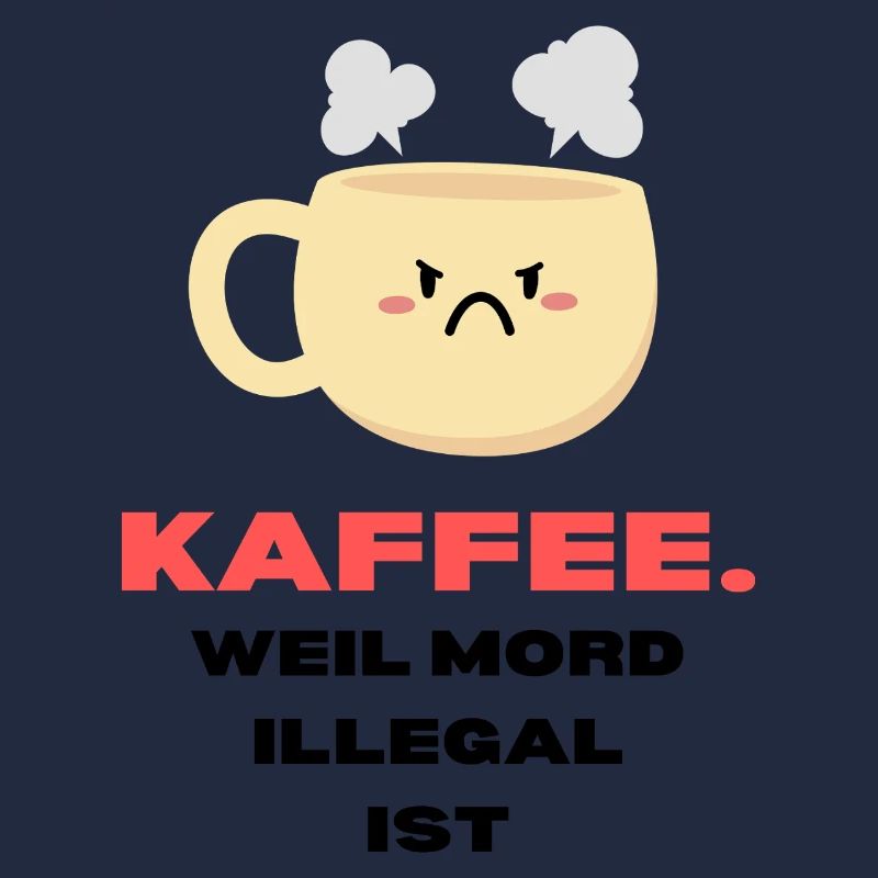 "Coffee because murder is illegal" Coffee lovers