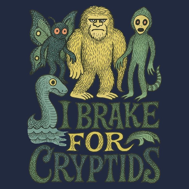 Cryptid Creature Nature Illustration