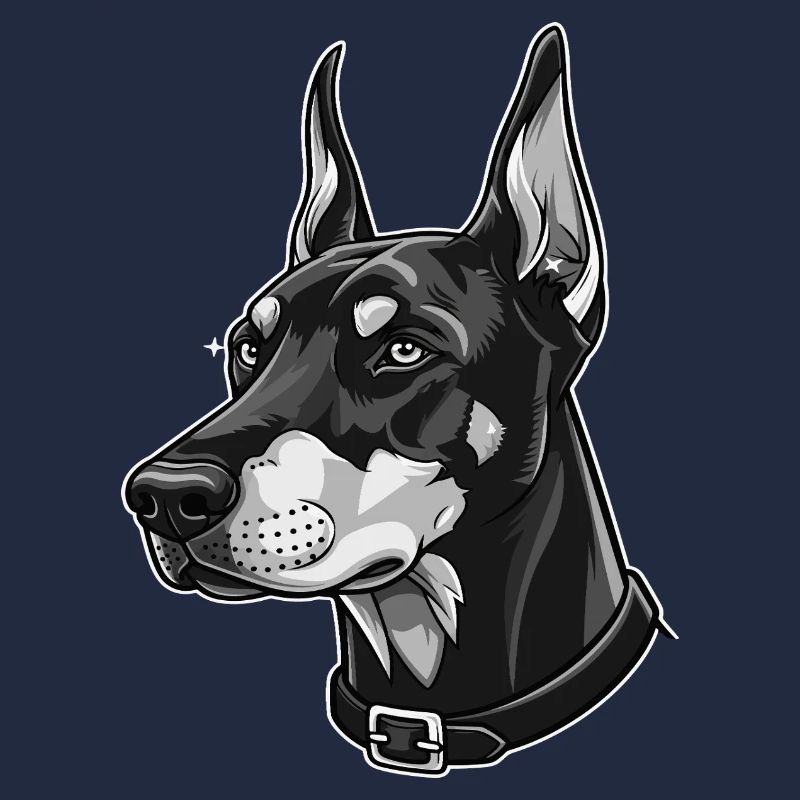 Elegant Doberman Portrait
