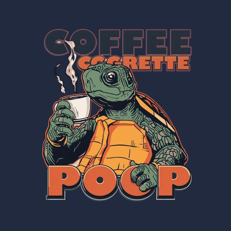 Lizard Turtle Coffee Butt Gaff Cigarette