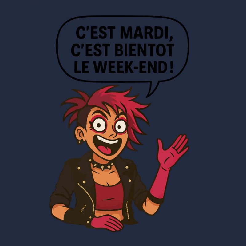 C'est mardi ! C'est bientôt le weekend !