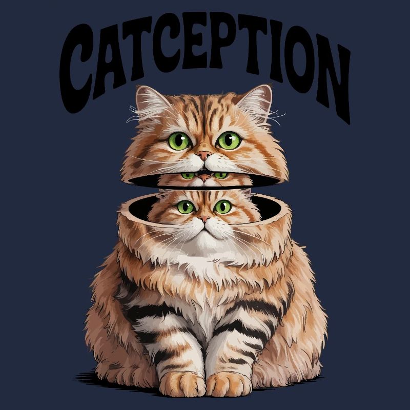 Split Cat Duo Portrait