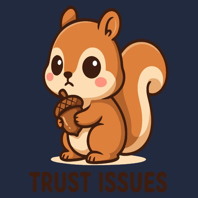 Eichhörnchen mit Trust Issues