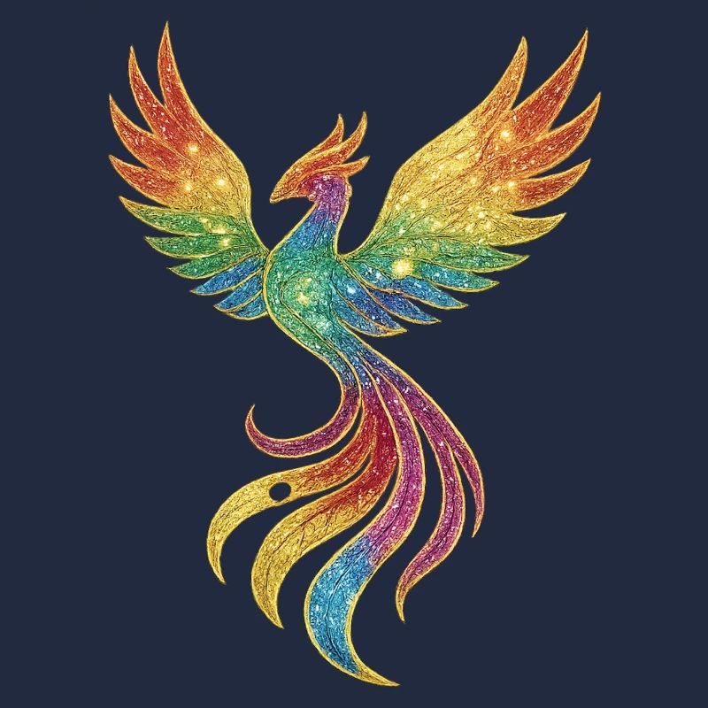 Rainbow Phoenix Spark Splendor