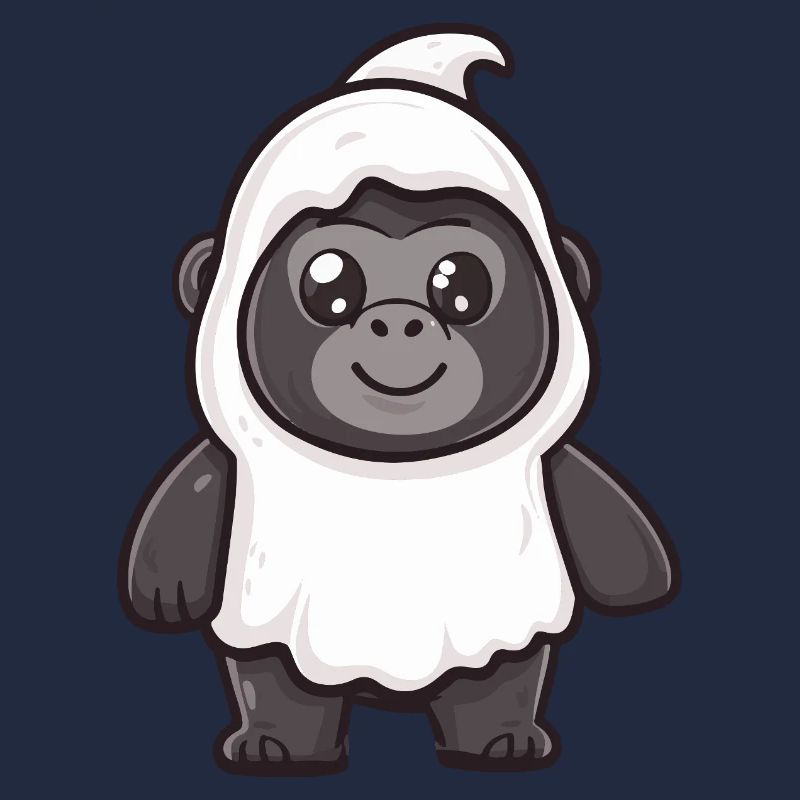 Gorilla Halloween Geist