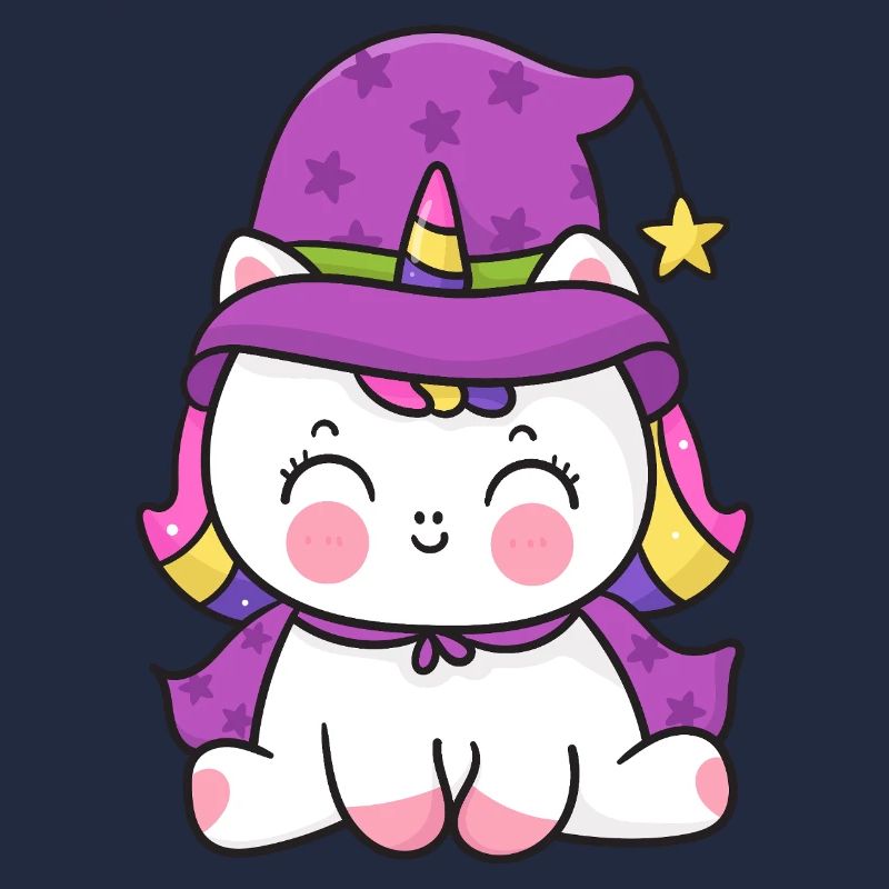 Zauberer Kätzchen Einhorn