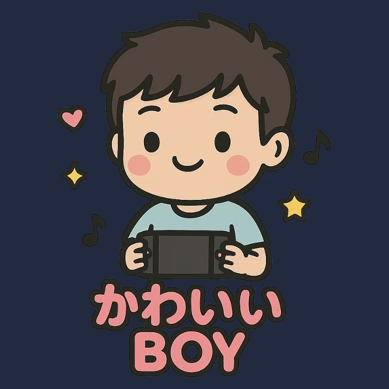 Süßer Junge mit Gamecontroller