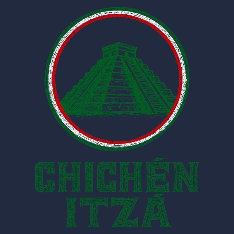 Chichen Itza Temple Flag Mexico