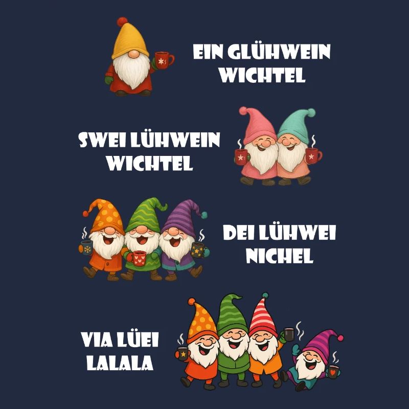 Funny Gnome Mulled Wine Christmas Gift