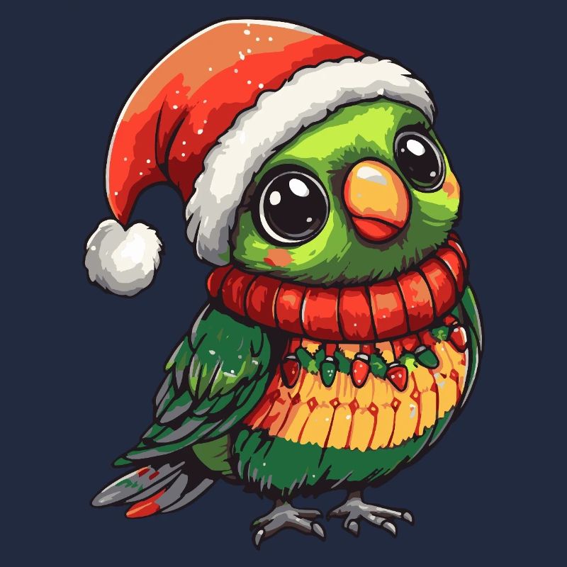 Perroquet Noël