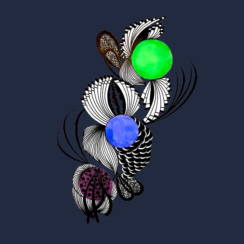 Alignez les fleurs avec des boules de couleur