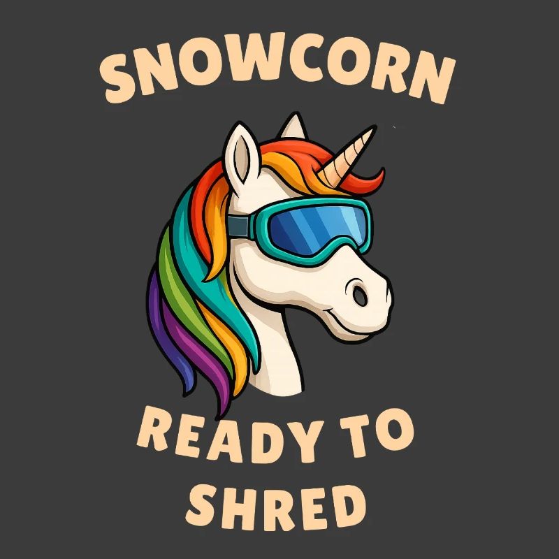 Schnee Einhorn 
