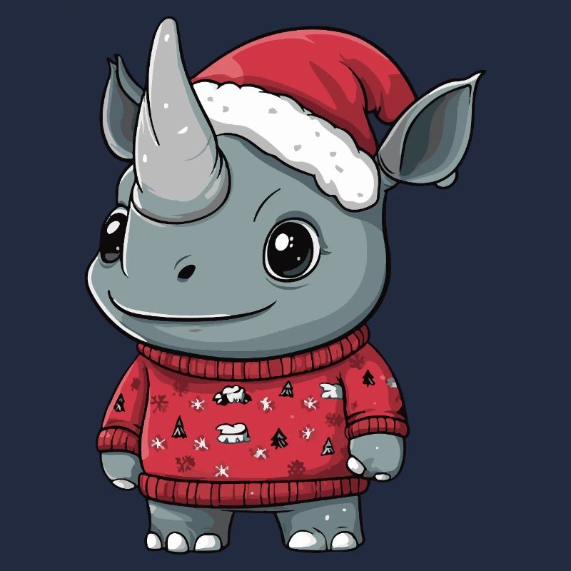 Rhino Christmas Xmas