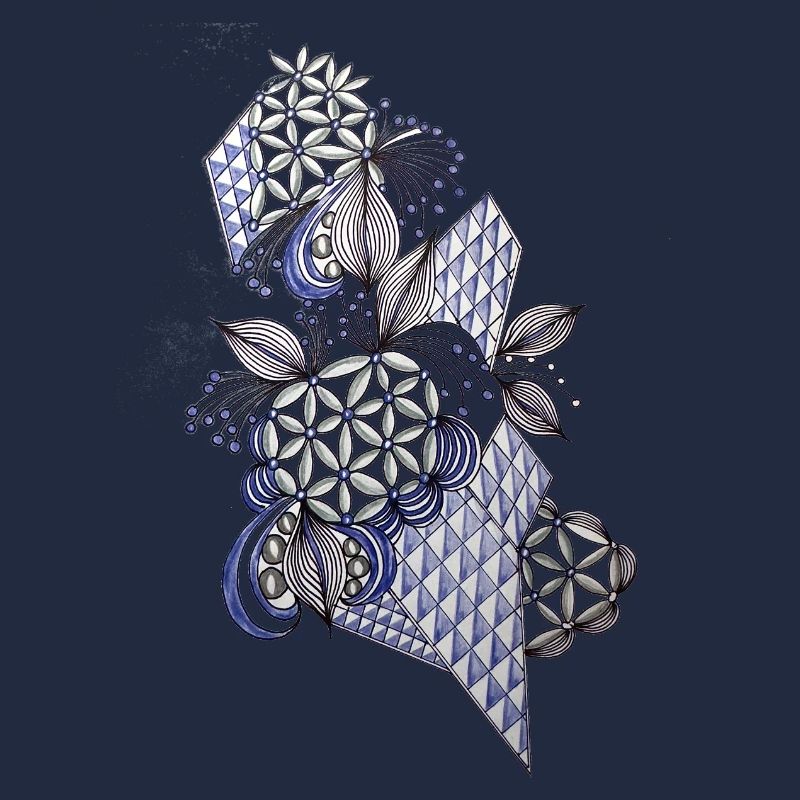 Diamond Blossoms Ornament