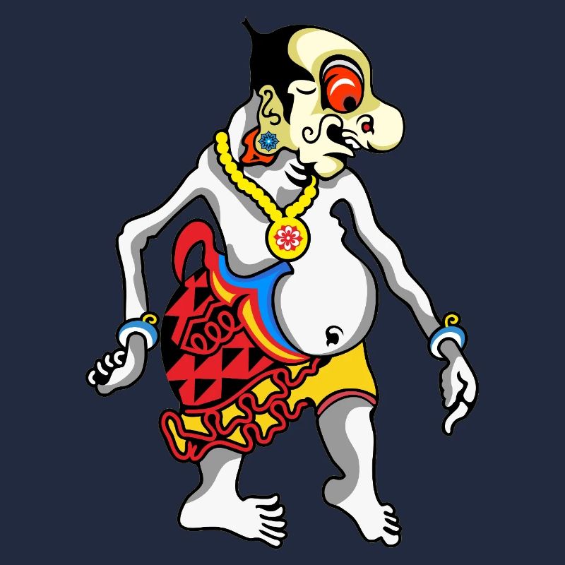Grotesque Oni Harlequin Tee