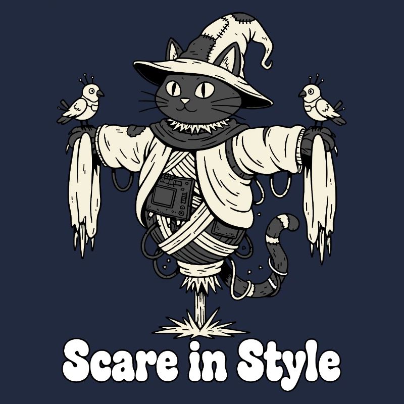 Scare in Style: Halloween-Katze