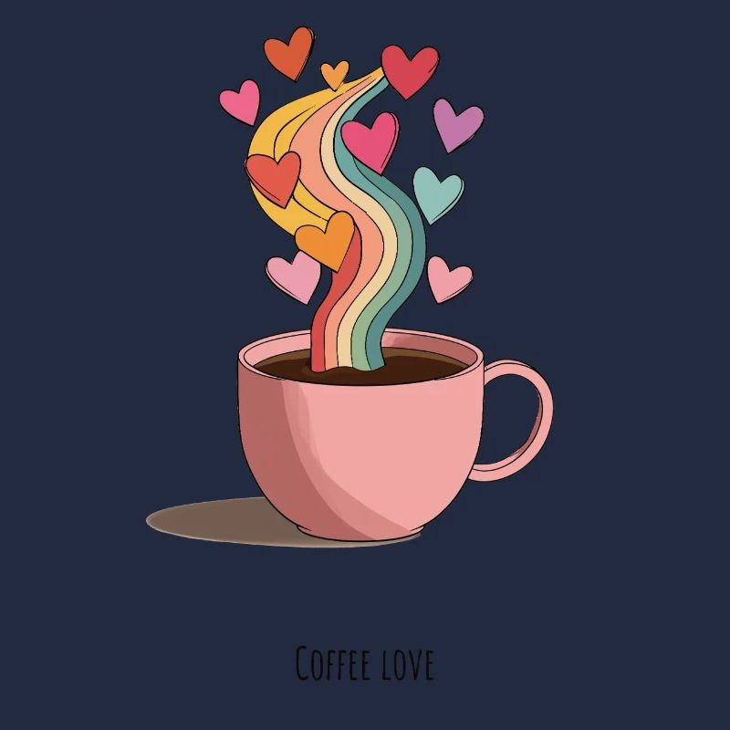 KaffeeLiebe Regenbogen Dampf