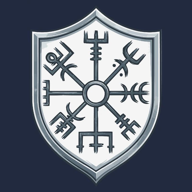 Vegvisir Schild Symbolik