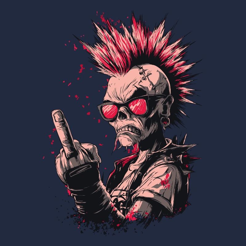 Punk Skeleton Style