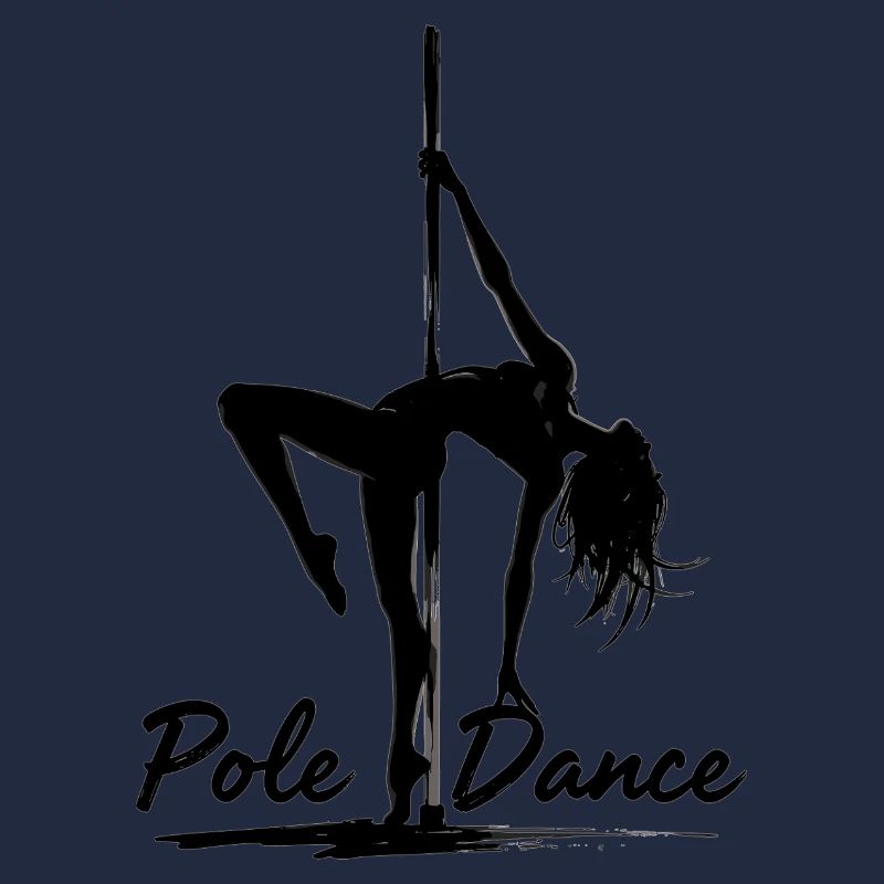 Pole Dance Pole Dancer Silhouette Gift