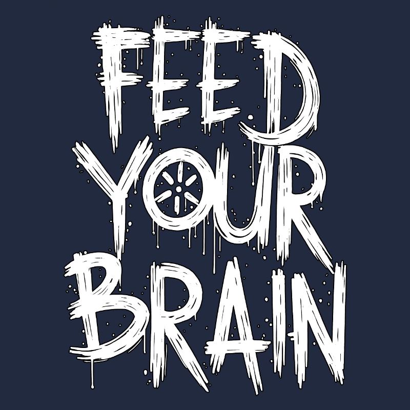 Feed Your Brain – Grunge Typography Design