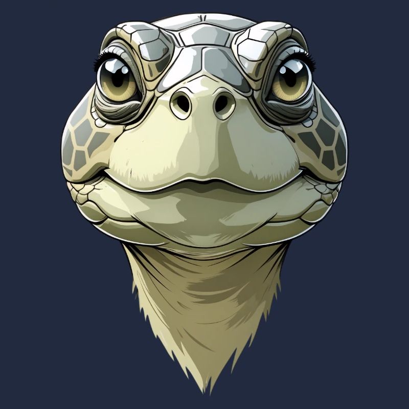 Lustiger Schildkrötenkopf