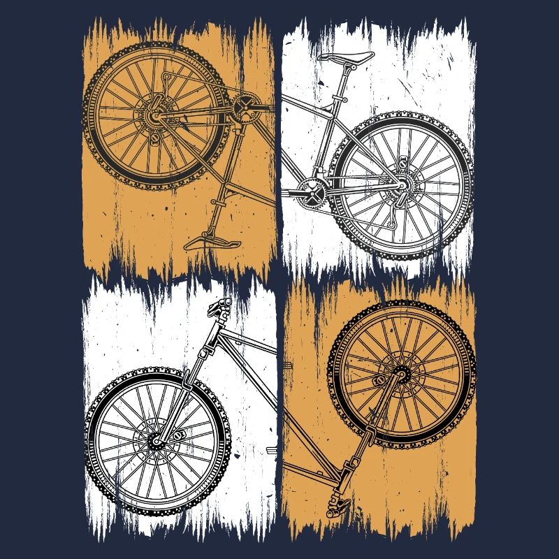Œuvres d’art du quad de Grunge Split Bicycle