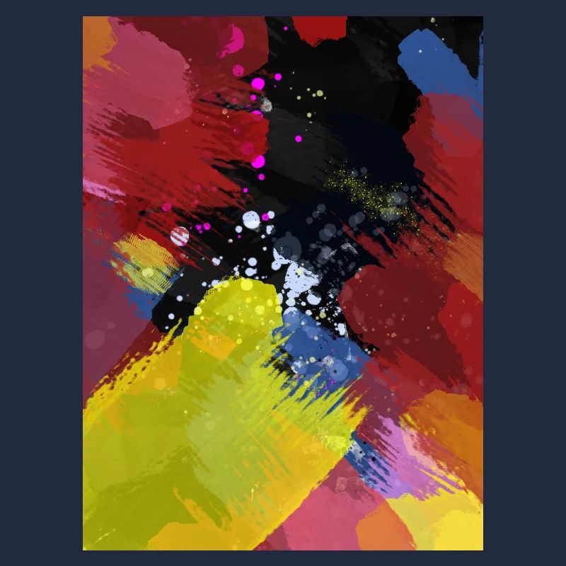 Farbexplosion Abstrakte Farbflächen