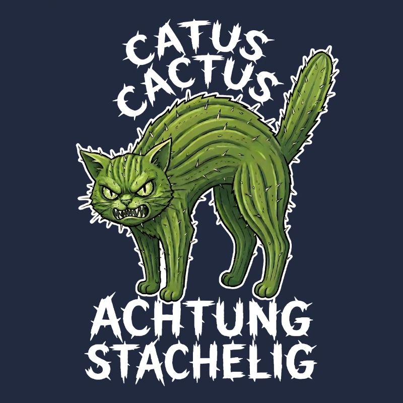 Catus Cactus Stachelkatze Antisocial
